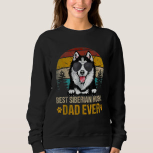 Sudadera Hombres Mejor Husky Siberiano Papá Jamás Perro Vin