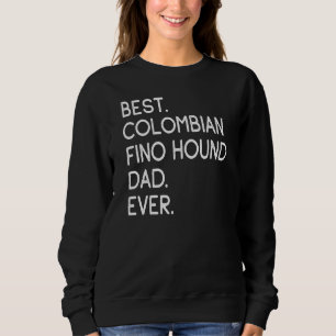Sudadera Hombres Mejor Padre Colombiano De Hueso De Fino