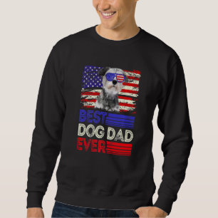 Sudadera Hombres Mejor Padre Schnauzer Ever Patriota De Ban