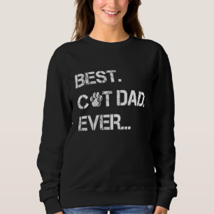 Sudadera Hombres Mejor Papá Gato Nunca - T