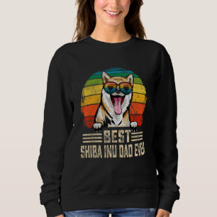 Sudadera Hombres Mejor Papa Inu Shiba Viejo