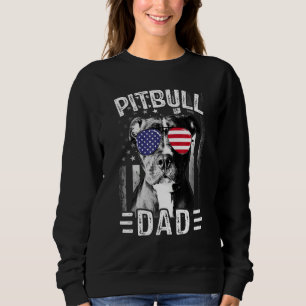 Sudadera Hombres Mejor Papa Pitbull Perro Alguna Vez Bander