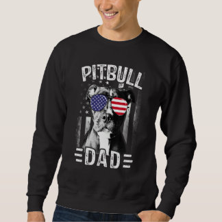 Sudadera Hombres Mejor Papa Pitbull Perro Alguna Vez Bander
