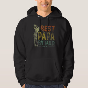 Sudadera Hombres Mejor Papa Por Par Golf Abuelo Golfer Padr