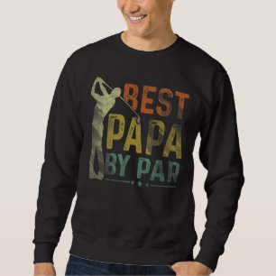 Sudadera Hombres Mejor Papa Por Par Golf Abuelo Golfer Padr