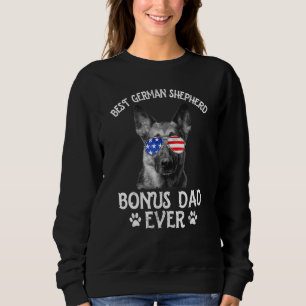Sudadera Hombres Mejor Pastor Alemán Bonus Dad Bandera De E