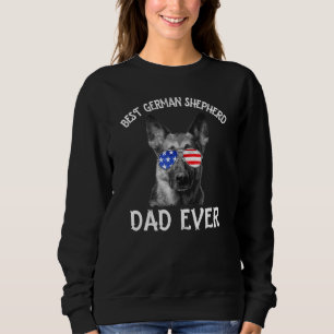 Sudadera Hombres Mejor Pastor Alemán Papá Noel Jamás Fl Est