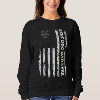 Sudadera Hombres Mejor Perro Padre Cerdo Curioso Perro Padr