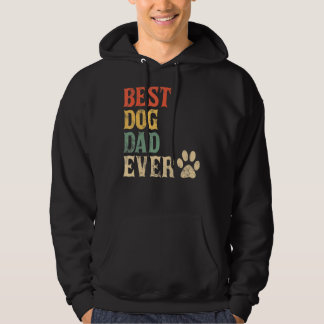 Sudadera Hombres Mejor Perro Papá Vintage Papi Retro D