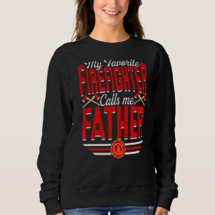 Sudadera Hombres, mi bombero favorito me llama padre Firef