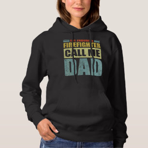 Sudadera Hombres, mi bombero favorito me llama papá padre