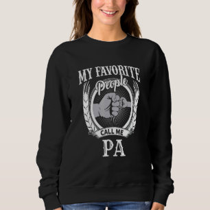 Sudadera Hombres, mi gente favorita me llama abuelo Pa