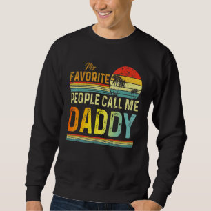 Sudadera Hombres, Mi Gente Favorita Me Llama Papá Padre 2