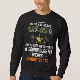 Sudadera Hombres Mi Nieta Usa Boots De Combate Nacional