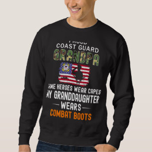 Sudadera Hombres Mi Nieta Viste Saltos De Combate Orgulloso