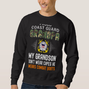 Sudadera Hombres Mi Nieto Usa Boots De Combate Gu De La Org