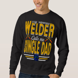 Sudadera Hombres, mi soldado favorito me llama soltero papá