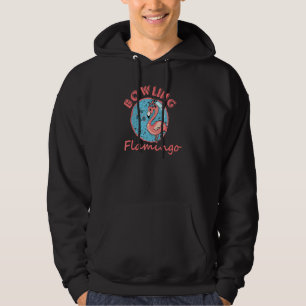 Sudadera Hombres Mujeres Bowling Flamingo, Divertido amante