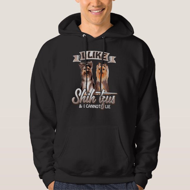 Sudadera Hombres mujeres de perros shih tzu (Anverso)