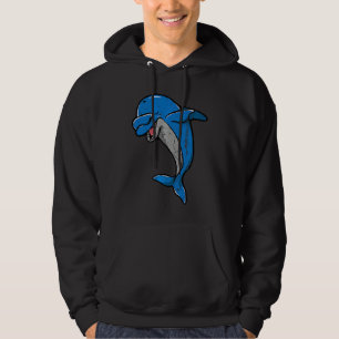Sudadera Hombres Mujeres Genial Dabbing Delfín Ballena Lind