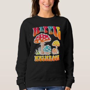 Sudadera Hombres Mujeres Hippie Mushrooms Forjando Morel Mu