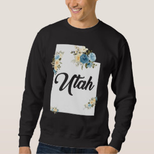 Sudadera Hombres Mujeres Niños Utah Mapa del Estado Hogar F