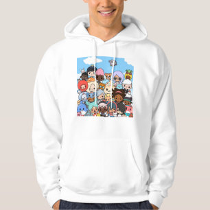 Sudadera Hombres Mujeres Toca Infantil Boca Gráfica Amigabl