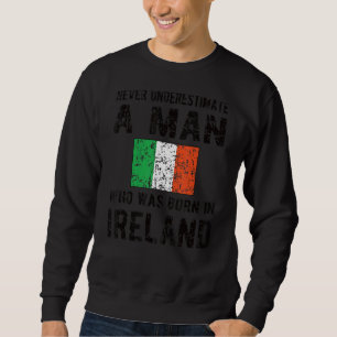Sudadera Hombres Nacidos En Irlanda Bandera Irlandesa Raíce
