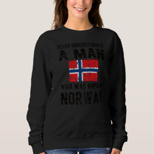 Sudadera Hombres Nacidos En Noruega Bandera Raíz Noruega