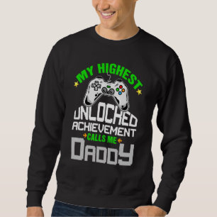 Sudadera Hombres Nerdy Padres Jugadores de Videojuegos de P