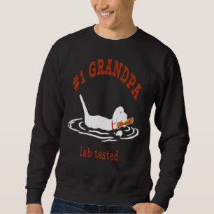 Sudadera Hombres No1 Abuelo Lab Prueba Pun Labrador Recuper