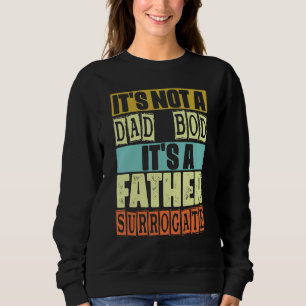 Sudadera Hombres, no es sangre de papá, es un padre sustitu