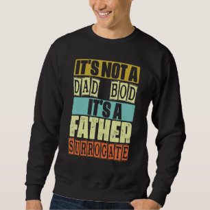 Sudadera Hombres, no es sangre de papá, es un padre sustitu