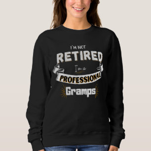 Sudadera Hombres, no estoy jubilado, soy un graduado profes
