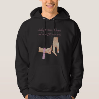 Sudadera Hombres Nuevo Padre De Un Chica Manteniendo Las Ma