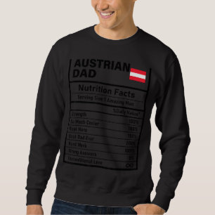 Sudadera Hombres: Nutrición de papá austríaco: Día del padr