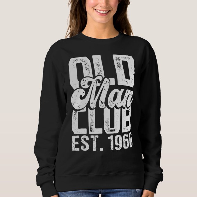 Sudadera Hombres Old Man Club Est 1966 Humor Ciudadano Mayo (Anverso)