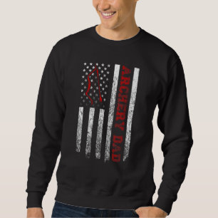 Sudadera Hombres Orgullosos Arcos Papá Bandera Estadouniden