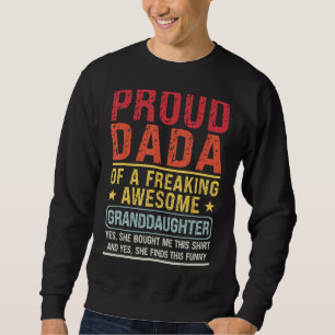Sudadera Hombres Orgullosos Dada De La Nieta Dada Abuela