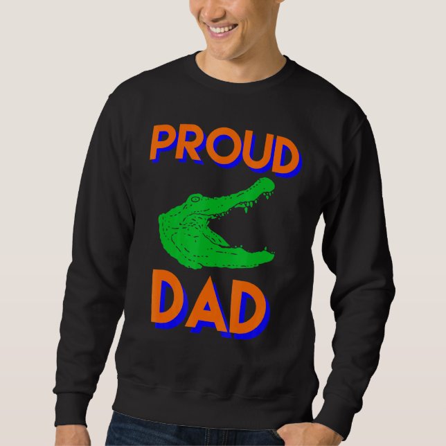 Sudadera Hombres Orgullosos De Papá De Una Idea Única De Ga (Anverso)