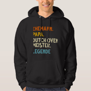 Sudadera Hombres Oven Papa holandés Grilling Dopper
