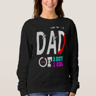 Sudadera Hombres Padre De 2 Niños 1 Chica Padre O Abuelo De