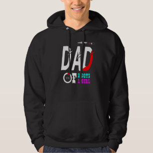 Sudadera Hombres Padre De 2 Niños 1 Chica Padre O Abuelo De