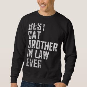 Sudadera Hombres Padre Día Mejor Hermano De Gato En Derecho