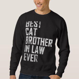 Sudadera Hombres Padre Día Mejor Hermano De Gato En Derecho