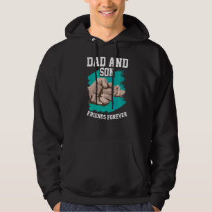 Sudadera Hombres Padre E Hijo Amigos Por Siempre Familia Pa