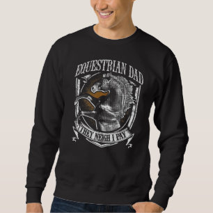 Sudadera Hombres Padre Ecuestre Que Neigh Pagan Ho Ecuestre