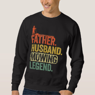 Sudadera Hombres Padre Esposo Mowing Legdener Dad La
