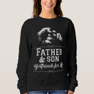Sudadera Hombres padre hijo amigos puño mojar el día del pa