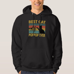 Sudadera Hombres Padres Día Mejor Gato Gato Gatito Vintage